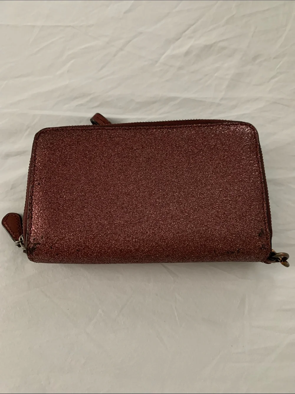 Coach Brand Glitter Wallet Wristlet